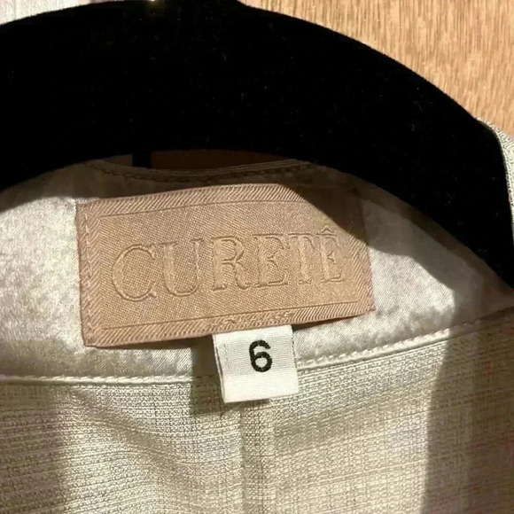 Curetê Women’s size 6 Visco/Linen Blend Sophisticated Cardigan - Picture 3 of 5